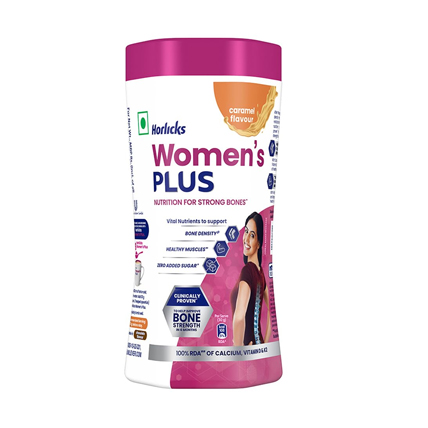 Horlicks Health Powder Women Plus Caramel Flavour Jar